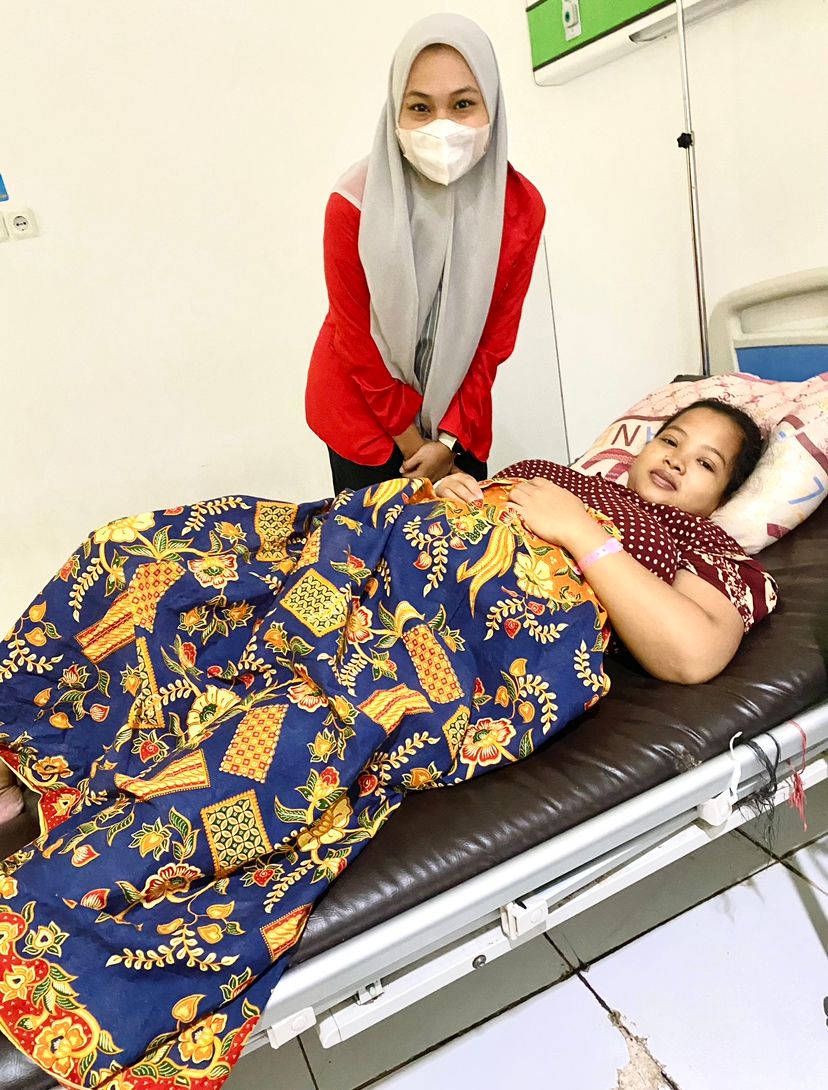 "KUNJUNGAN KETIGA PROGRAM 1000 HPK, KELAHIRAN ANAK IBU NURLINA YANG KE 2"